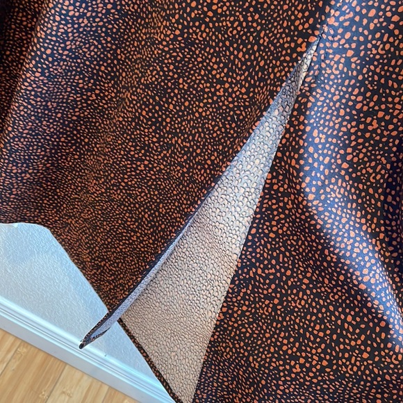 Sleek Black and Brown Print Long Sleeve Midi Dress! - Picture 9 of 13